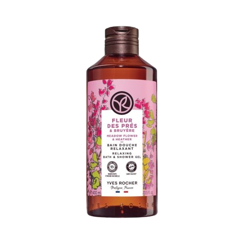 Sữa Tắm Dạng Gel Yves Rocher Hương Hoa Cỏ Bath & Shower Gel Meadow Flower & Heather 400ML