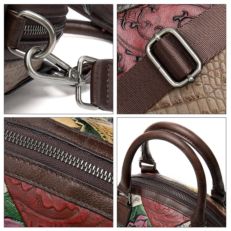 Sac bandoulière femme en cuir de vachette de qualité supérieure. Sacoche messager élégante et durable pour femmes, idéale pour un usage quotidien et pratique.