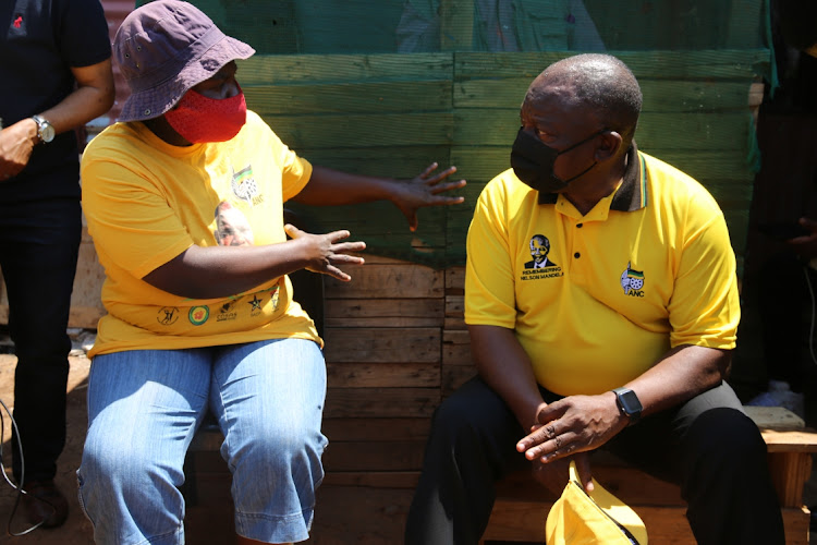 ANC president Cyril Ramaphosa leading his party on the campaign trail in Tshwane, Pretoria, encouraging residents to give the ruling party another chance in the upcoming local government elections.