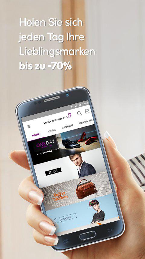 Android application Veepee screenshort