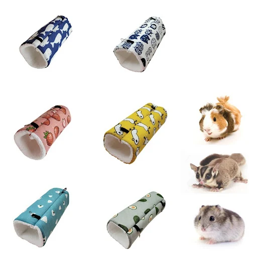 Warm Pet Hamster Cage Bed Toy Guinea Pig Tunnel Tube Chinchilla Hedgehogs Dutch Rats Cage Accessories Supplie Bearded Dr