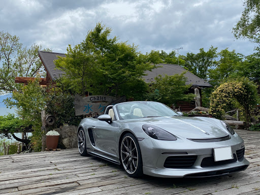 718 ボクスター 9h1のシャーレ水ヶ浜 オシャレなカフェ 琵琶湖 ドライブ スポーツカー に関するカスタム メンテナンスの投稿画像 車のカスタム情報はcartune