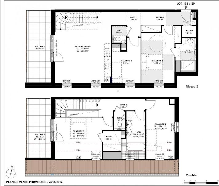 Vente duplex 5 pièces 112 m² à Barr (67140), 514 900 €