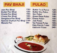 A-1 Pav Bhaji menu 1