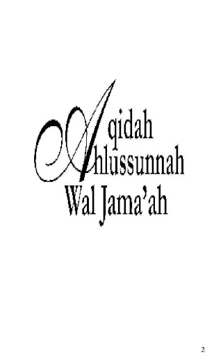Aqidah Ahlussunnah Wal Jamaah - Pdf