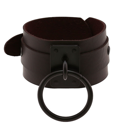 Title 5, Bracelet anneau PU fait main en métal, accessoi...