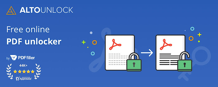 AltoUnlockPDF: Free PDF Unlocking Tool marquee promo image