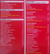 Mr. Meetha Ram menu 2