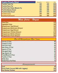 The Mangalorean menu 1