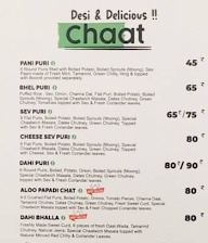 Chaatwich menu 5