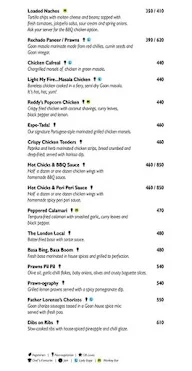 Olive Bistro menu 3