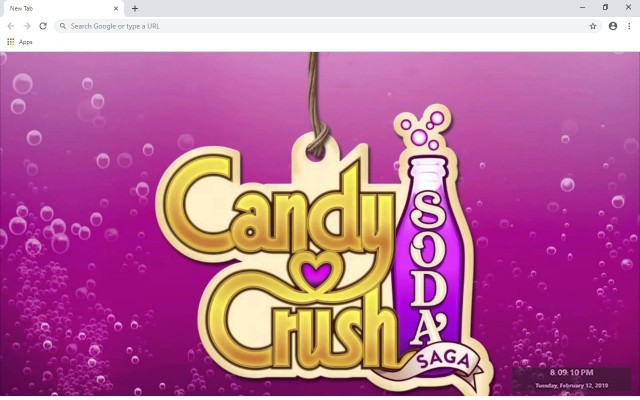 Candy Crush Saga New Tab Theme