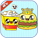 Cover Image of ดาวน์โหลด How To Draw Cute Fast Foods 1.1 APK