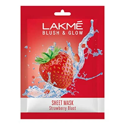 Lakme Sheet Mask Strawberry Blast 25 Ml