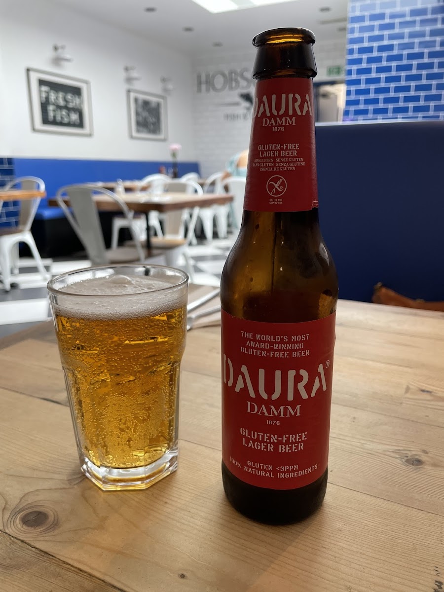Daura Damm GF beer to refresh and accompany the meal