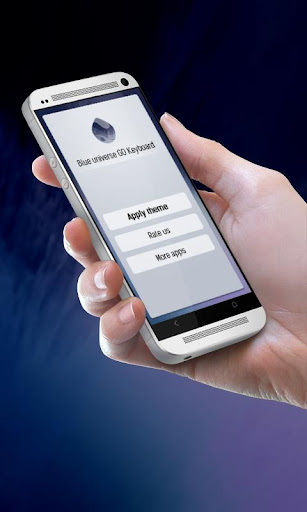 ブルー宇宙 GO Keyboard