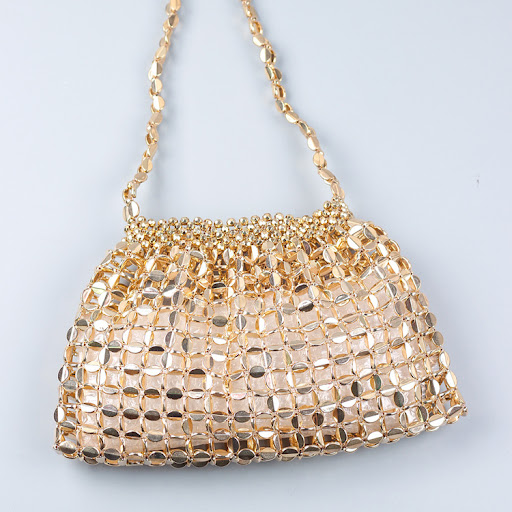 Title 6, Handmade Flat Beads Woven Large Dumpling Fashio...