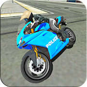 Police Motorbike Driver 3D : Simulation Game  Icon