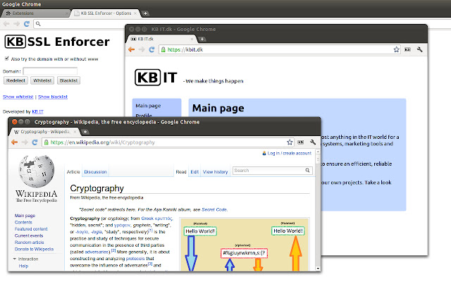 KB SSL Enforcer chrome extension