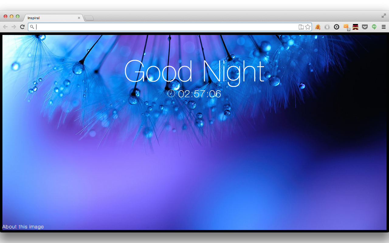 Inspiral, inspiring new tab page Preview image 4