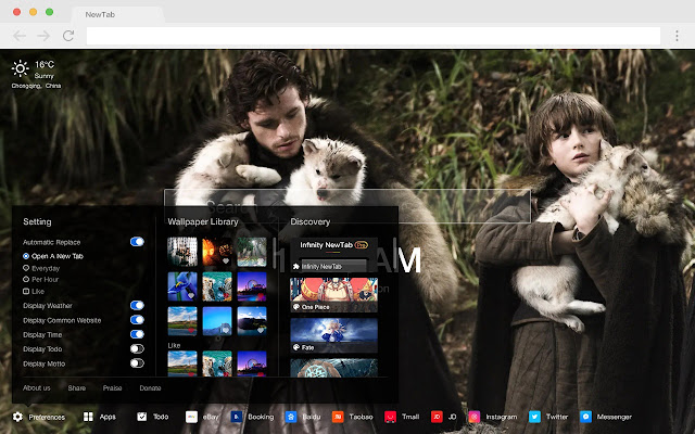 Isaac Hempstead-Wright HD Star New Tab Themes