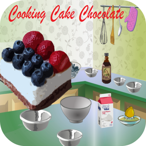 Cooking cake chocolate