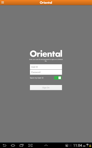 Oriental Biz -- Tablet