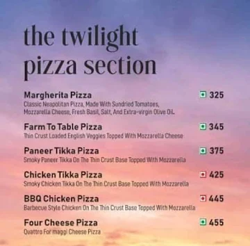 The Twilight Kitchen & Bar menu 