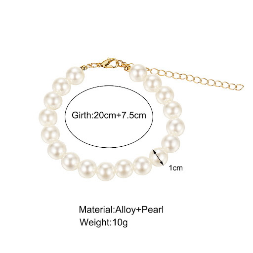Title 4, Advanced Texture Baroque Pearl Vintage Bracelet...
