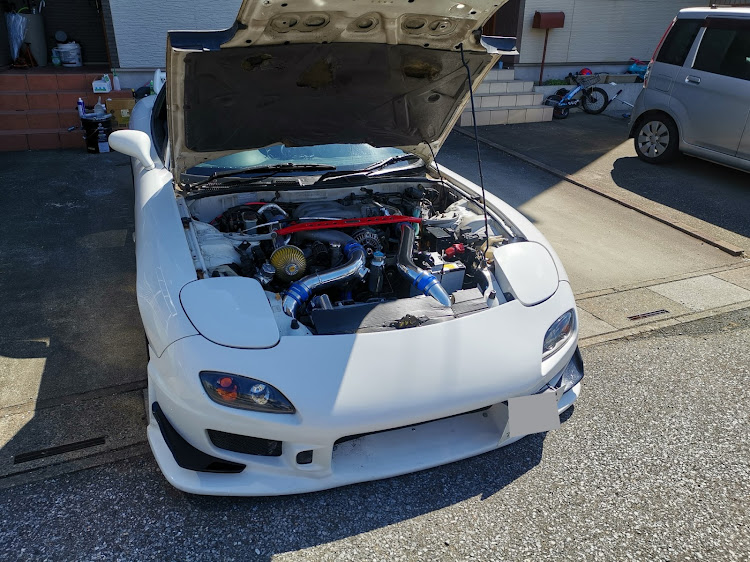 RX-7の暑い・DIY・オイル交換・漏れ・ドライブに関するカスタム事例の投稿画像1枚目