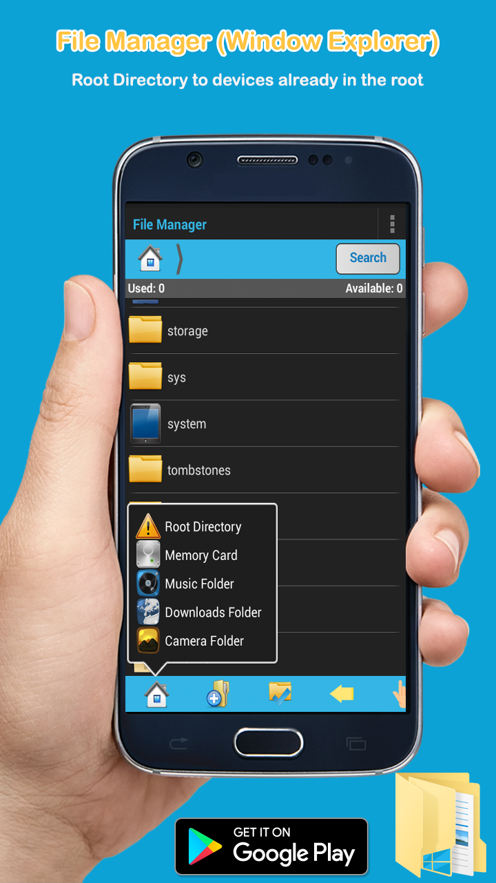 File Manager (Window Explorer) Screen 2