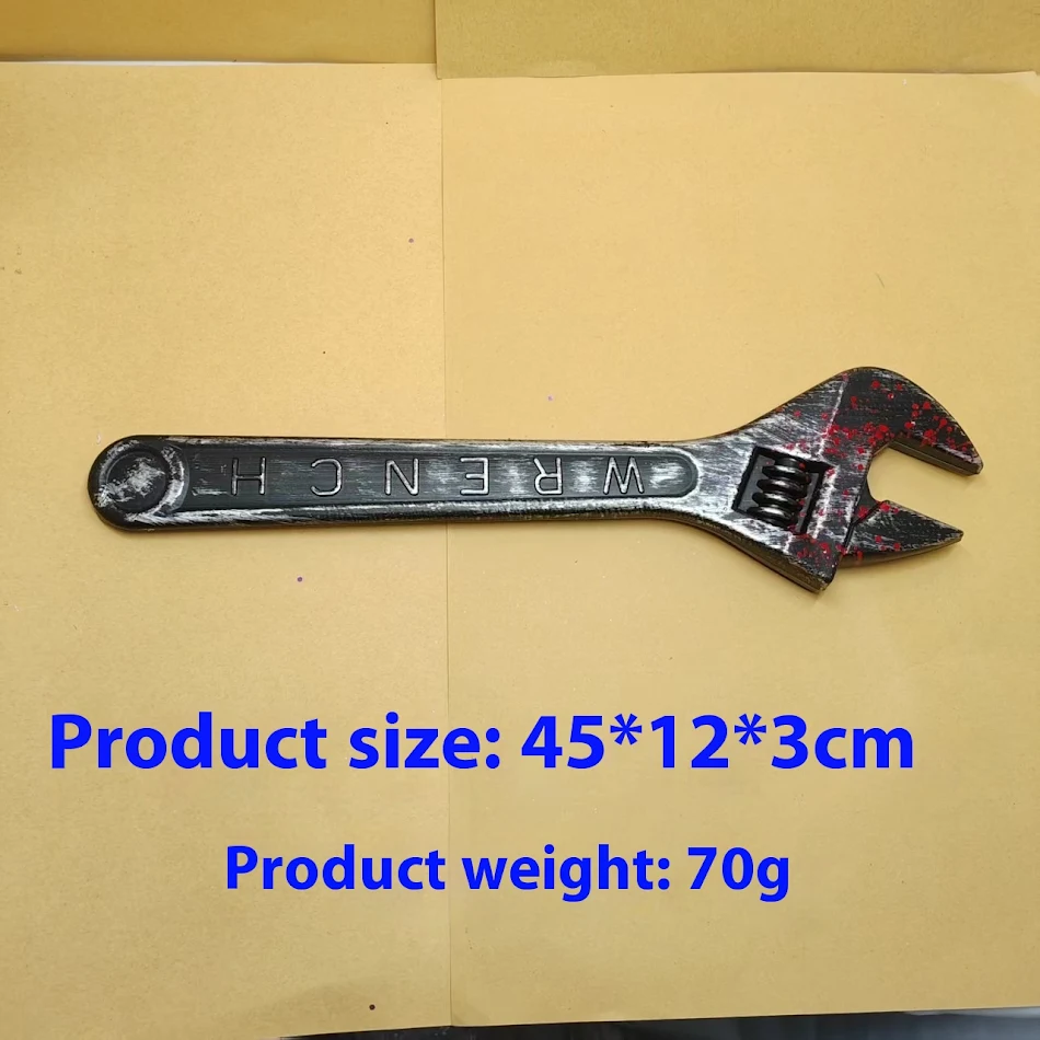 Plastic Wrenches Simulation Wrench Props. Lightweight and safe tools perfect for simulations, training, and role-playing