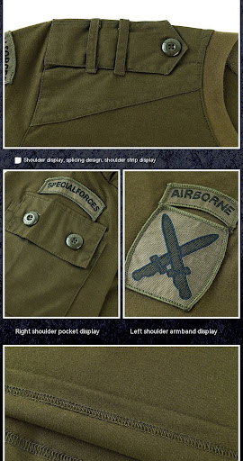 Title 17, Camouflage Tactics Vintage Cotton Mens Long-sl...