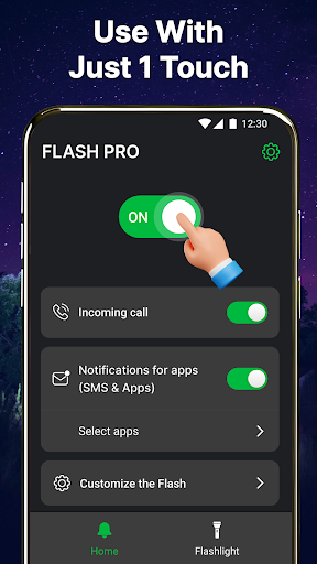 Screenshot Flash Alert - Call & SMS