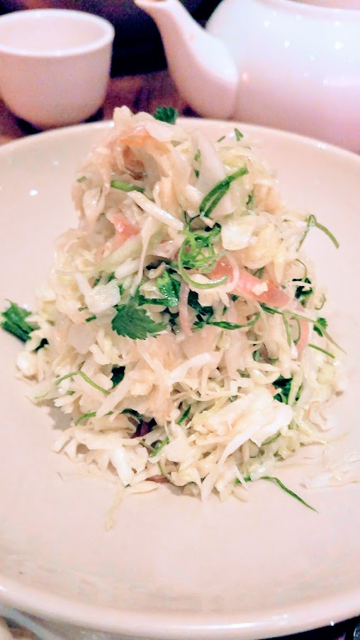  Suckling Pig with mantou buns, cabbage slaw, hot mustard and a citrus salad for Chinese New Year, Year of the Pig 2019 at Mister Jiu's in Chinatown, San Francisco