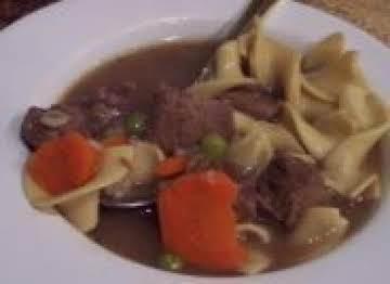 Beef Noodle Soup (Crock Pot)