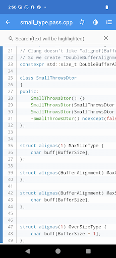 Screenshot C/C++ Viewer