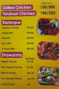 Barbeque Nights menu 1