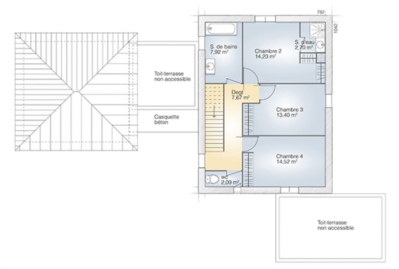  Vente Terrain + Maison - Terrain : 1 600m² - Maison : 170m² à Béziers (34500) 