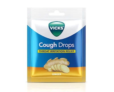 Vicks Cough Drops Ginger 20 Pc