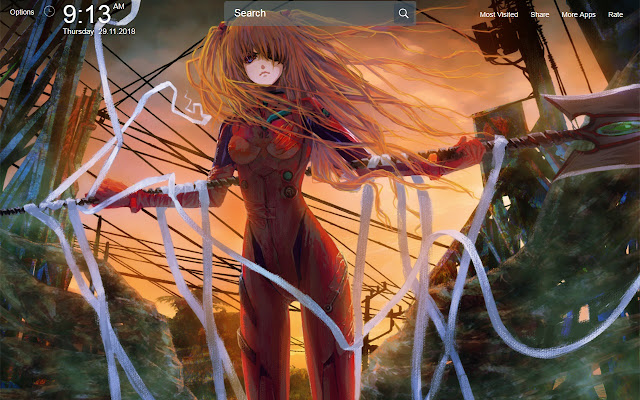 Evangelion Wallpapers Theme New Tab