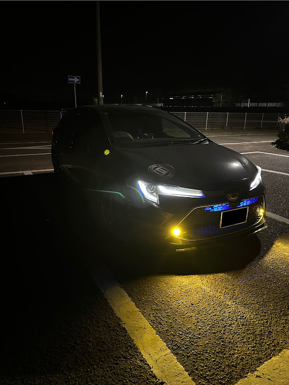 カローラツーリングのフォグランプ交換・#夜ドライブに関するカスタム事例の投稿画像2枚目