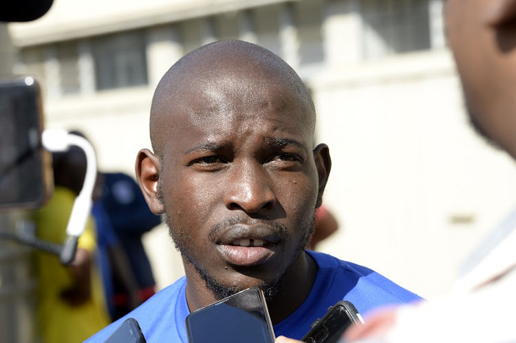 Aubrey Modiba of SuperSport United during the SuperSport United media open day at Megawatt Park on September 16, 2019 in Johannesburg, South Africa.