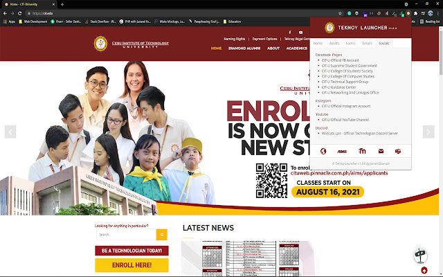 Teknoy Launcher chrome extension