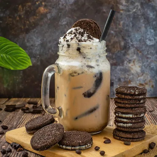 Oreo Cold Coffee [450 Ml, 1 Mason Jar]