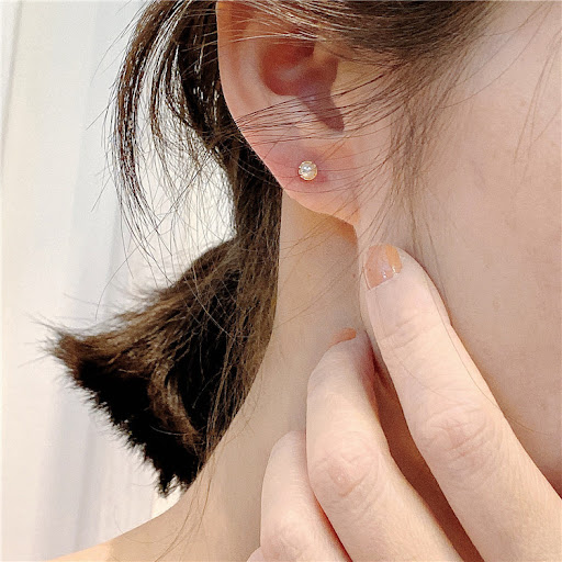 Title 4, Japanese Girly Simplicity Mini Pearl Stud Earri...