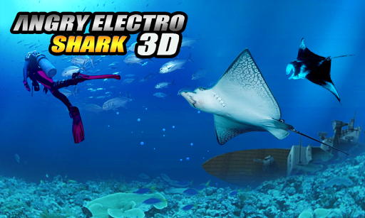 Angry Electro Shark 3D