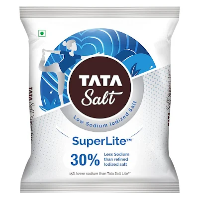 Tata Salt Super Lite Iodized Salt - 1 kg
