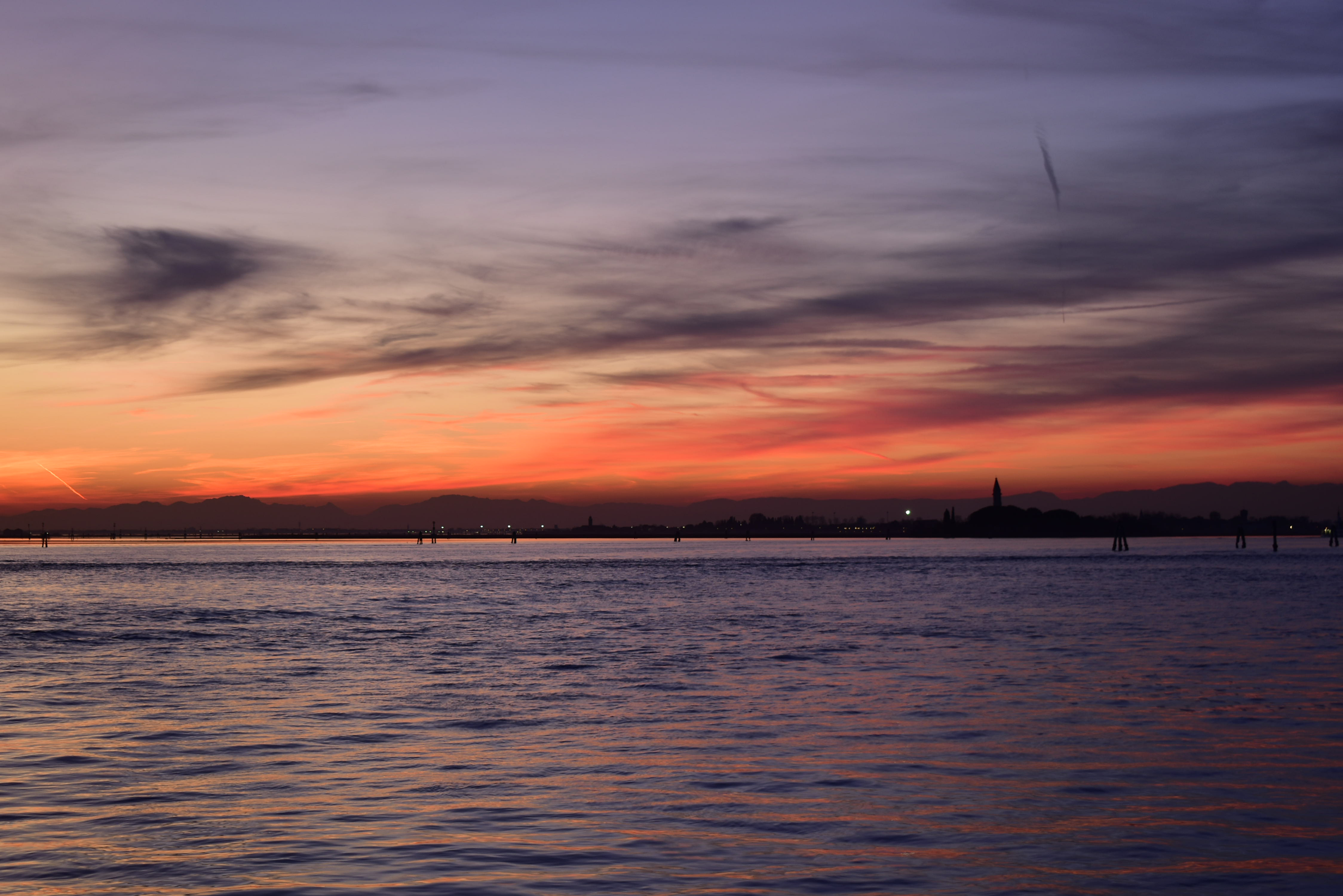 un tramonto lagunare  di renzo brazzolotto