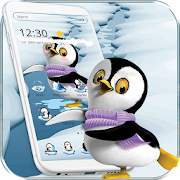 Cute Penguin Theme  Icon